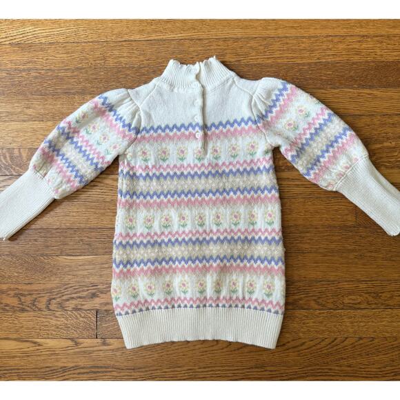 Janie and Jack Girls' Sweater Dress Size 3 - Picture 4 of 4